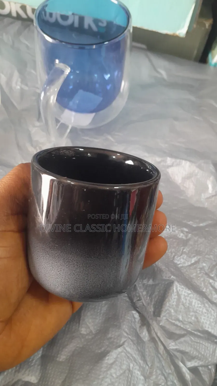 Transparent Double And Single Coffee Mugs