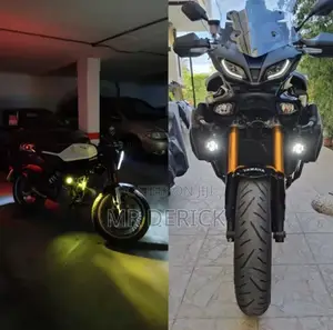 100w Motorcycle Headlight Fog Lights Led Driving Light Dual Color