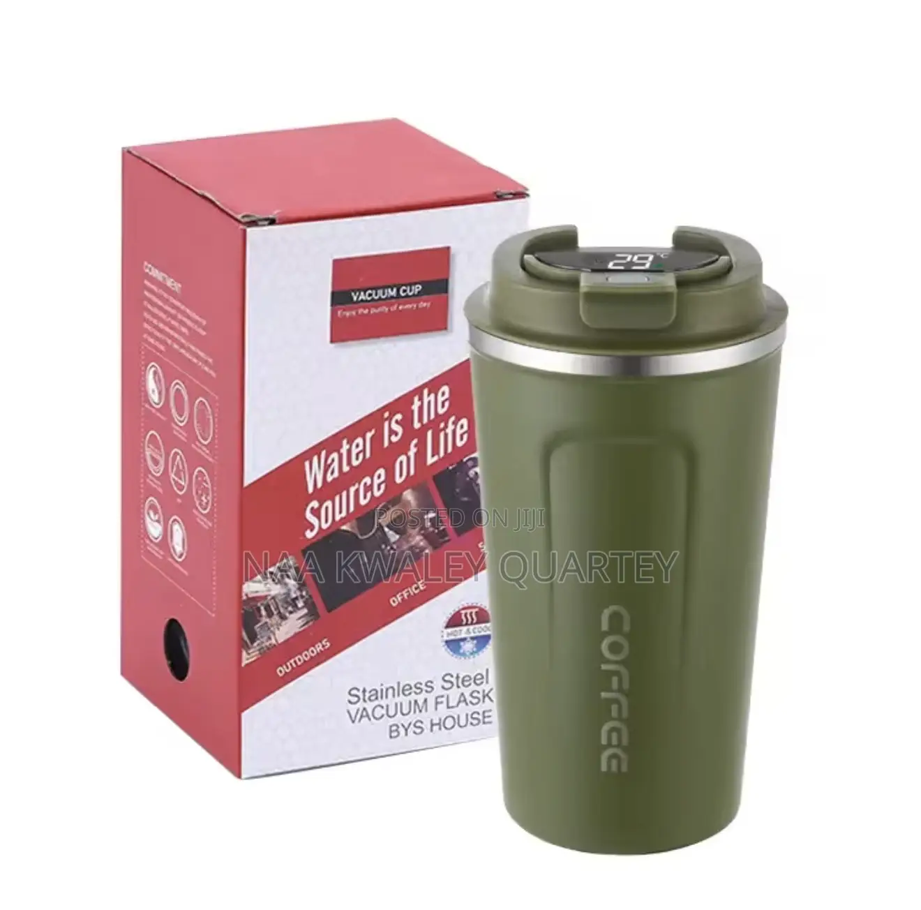 Led Temperature Display Flask