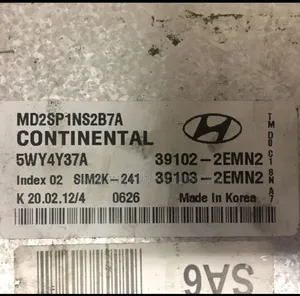 2012 Hyundai Elantra Control Board