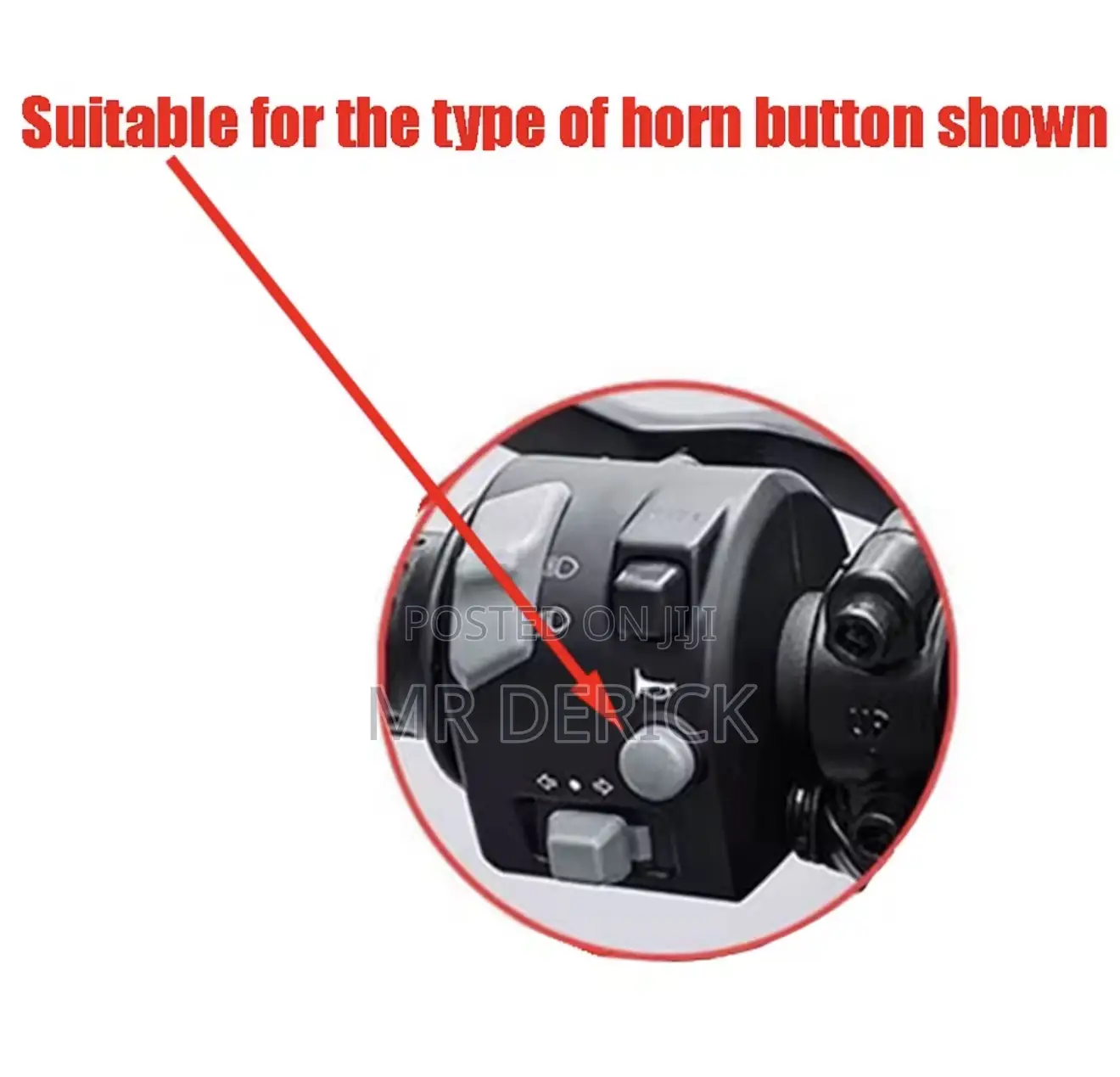 Horn Button Switch Shell Extension Button for Yamaha Mt07, Mt09 ,Mt03