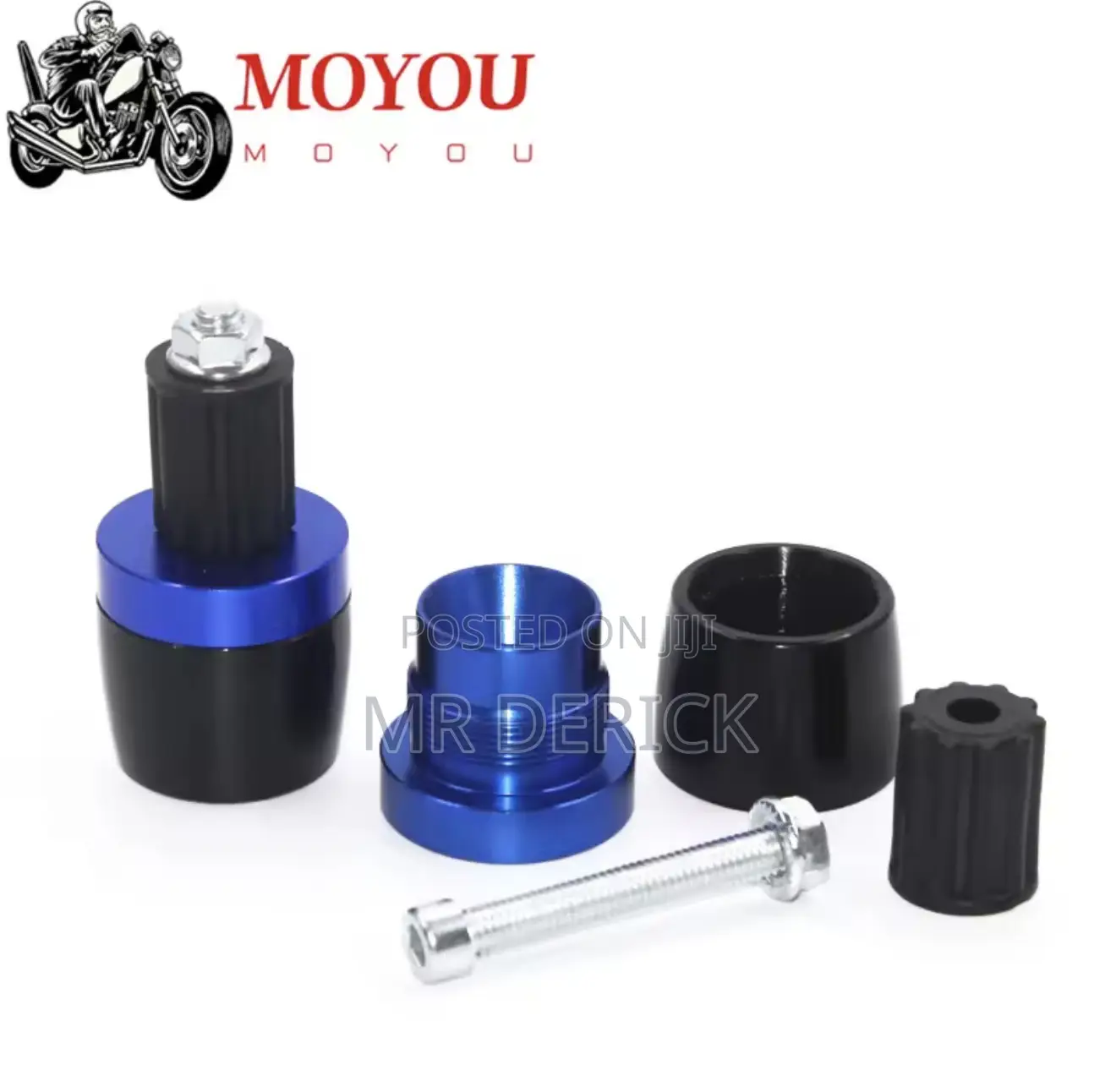 Handle Bar Grips Ends Counterweight Cap Plug Sliders for Yahama Mt-07