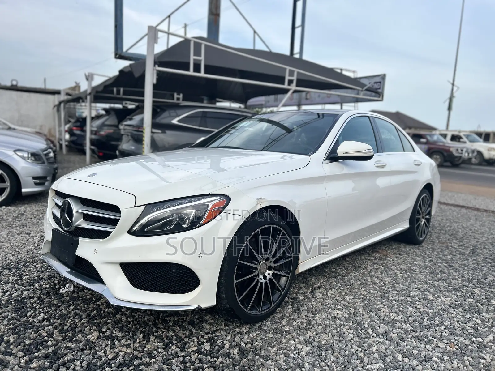 Mercedes-Benz C400 4Matic AWD Sedan (3.0L V6 7A) 2015 White