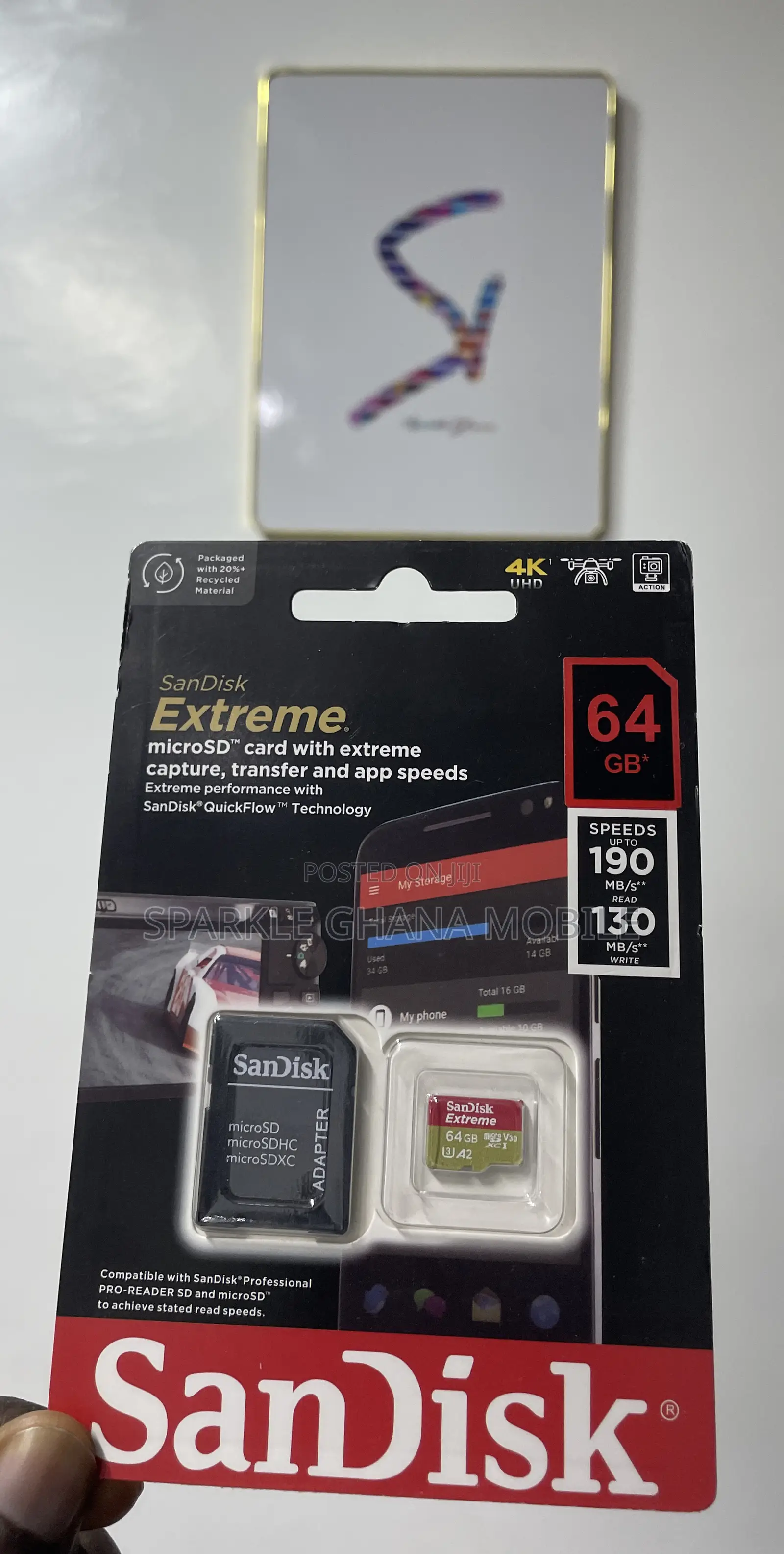 64gb Sandisk Card And Adapter