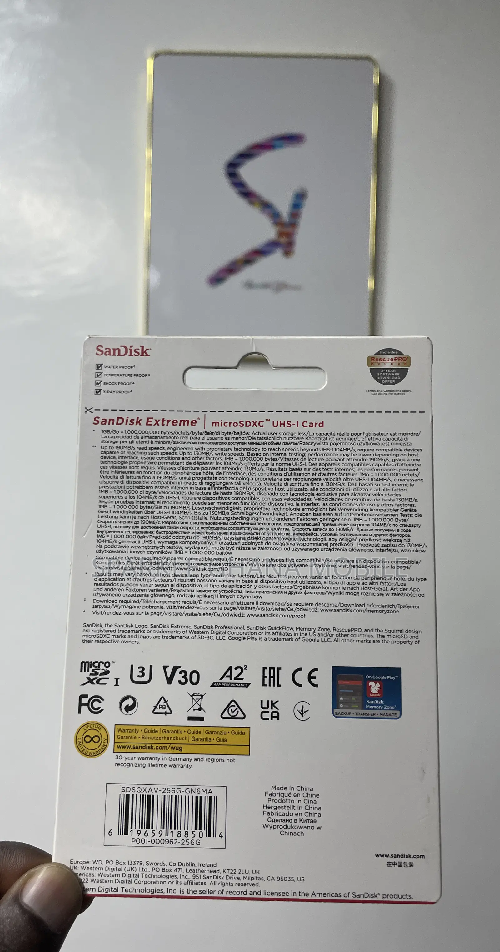 64gb Sandisk Card And Adapter