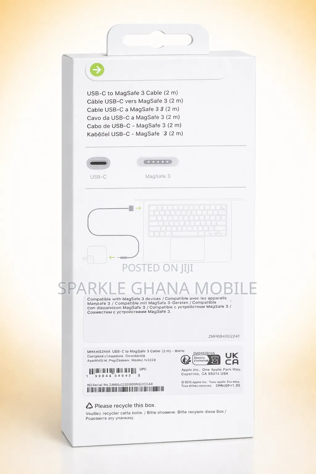 Apple Usb-C to Magsafe 3 Charging Cable