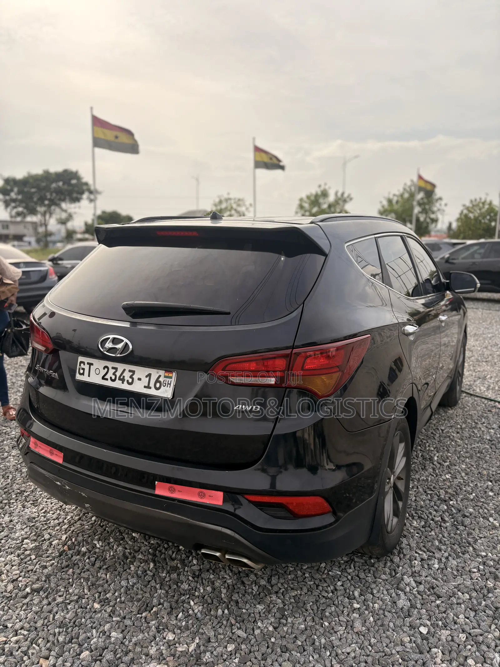 Hyundai Santa Fe SE AWD 2016 Black