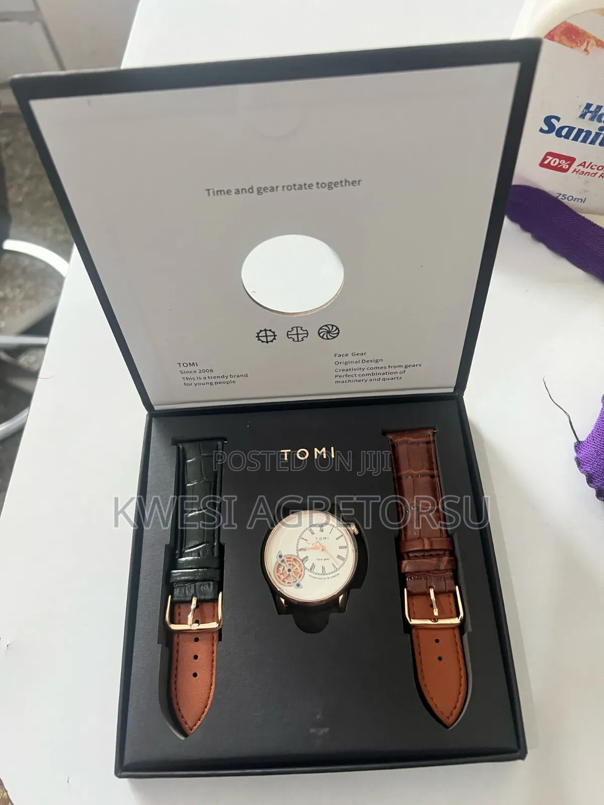 Tomi Set Gift Box Double Strap Quartz