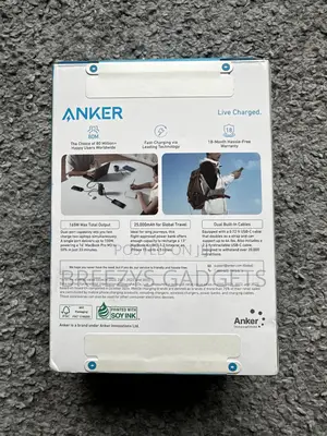 Anker Laptop Power Bank (, 165w, Built-in And Retractable Cables)