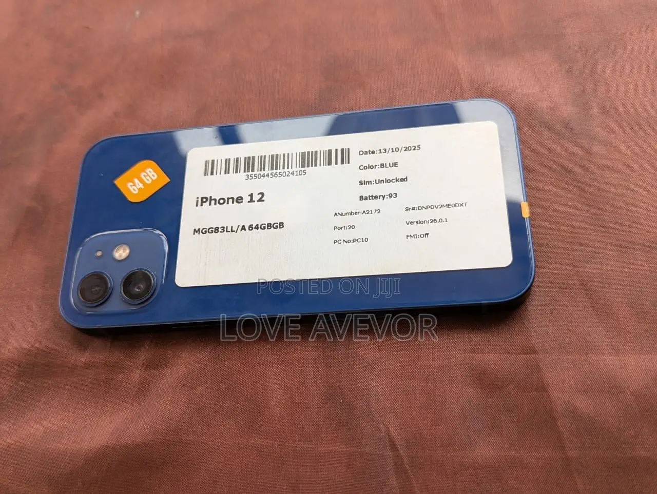 Apple iPhone 12 64 GB Blue