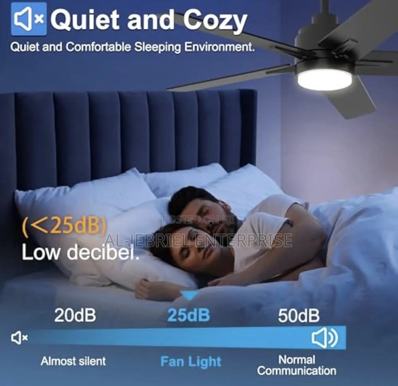 Wooden 5 Blades Ceiling Fan With Light