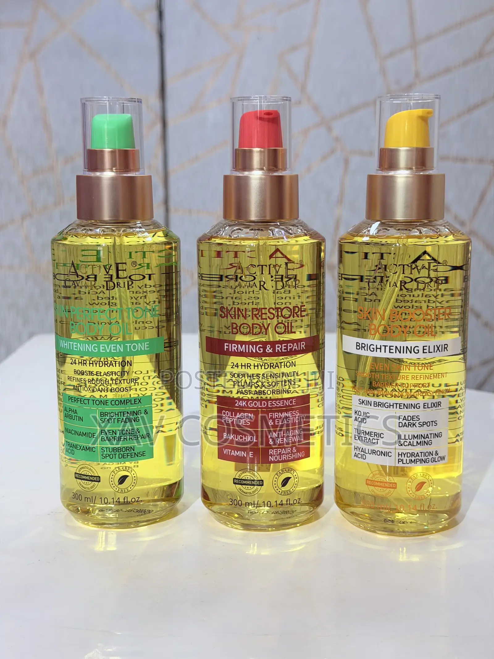 Active Caviar Drip Body Oils in Ranges