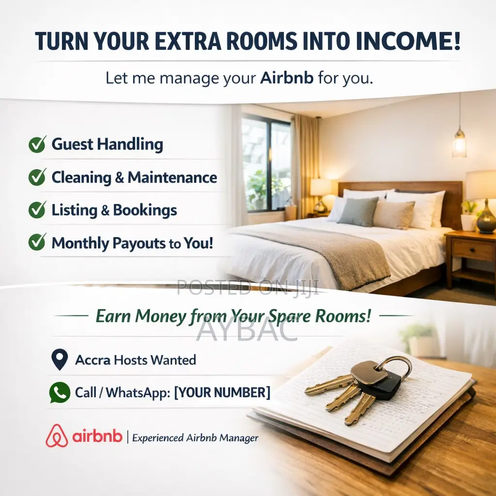 Turn Your Extra Room Into Monthly Income (Airbnb Management)