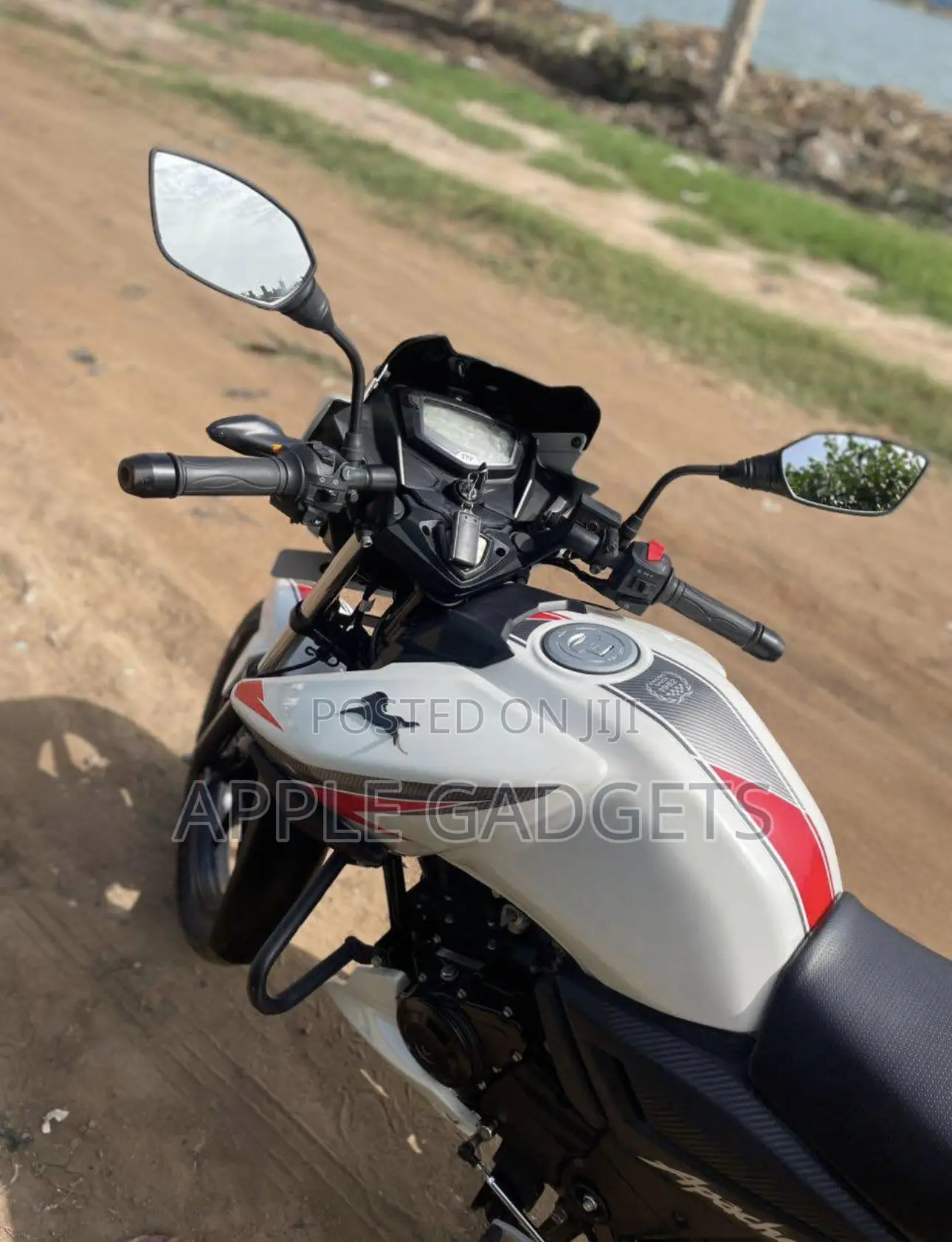 TVS Apache RTR 160 2V 2025 White