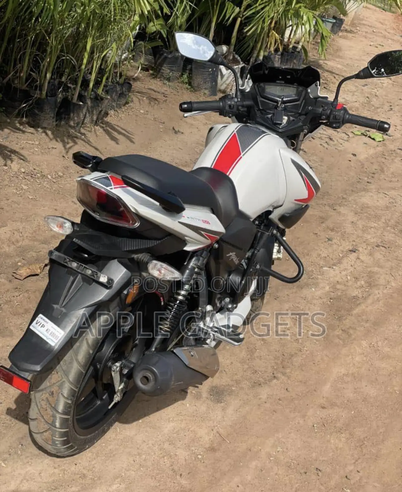 TVS Apache RTR 160 2V 2025 White