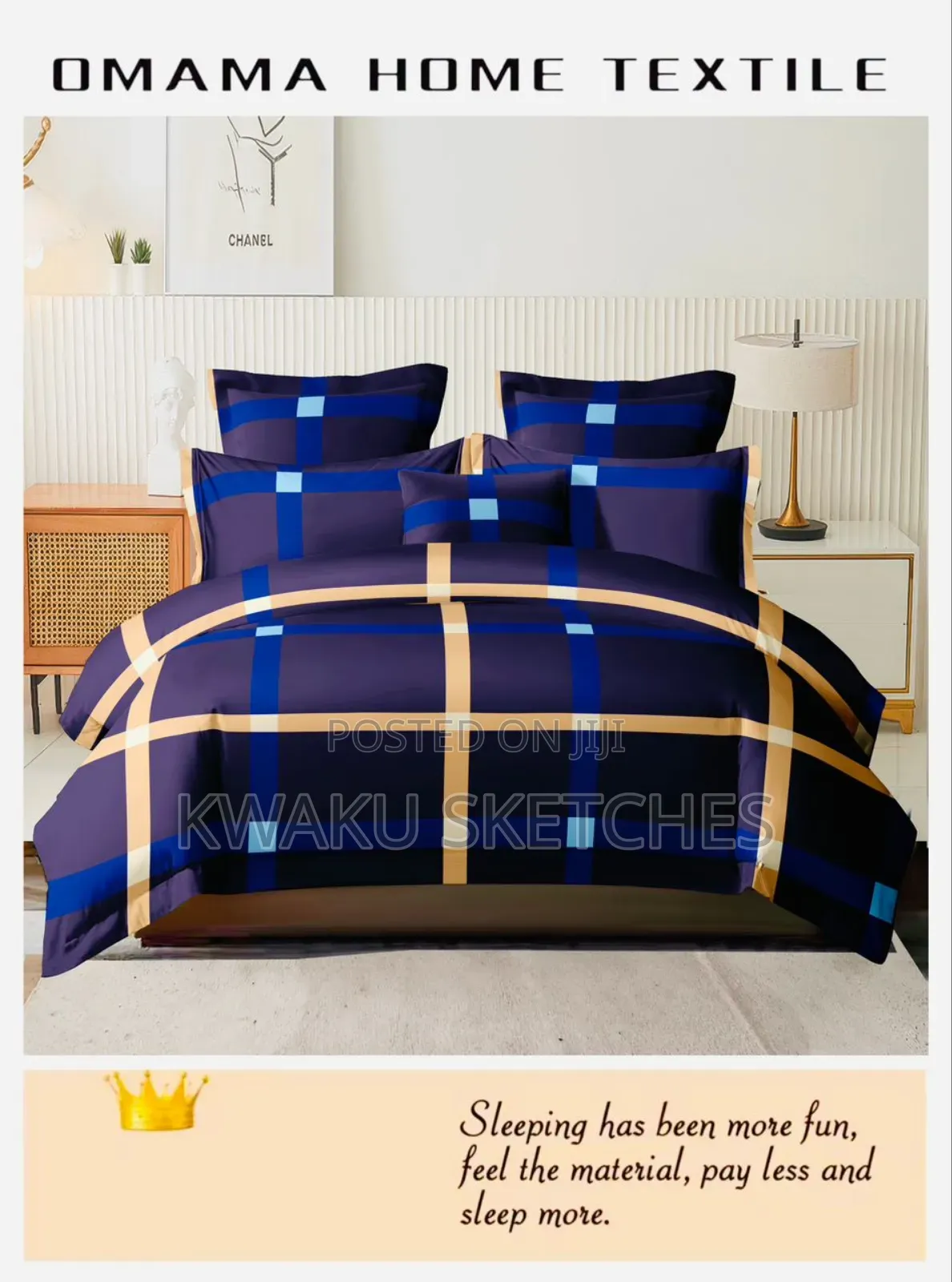 Sleep Better Every Night With Our 1 Bedsheet + 3 Pillow Cases Set