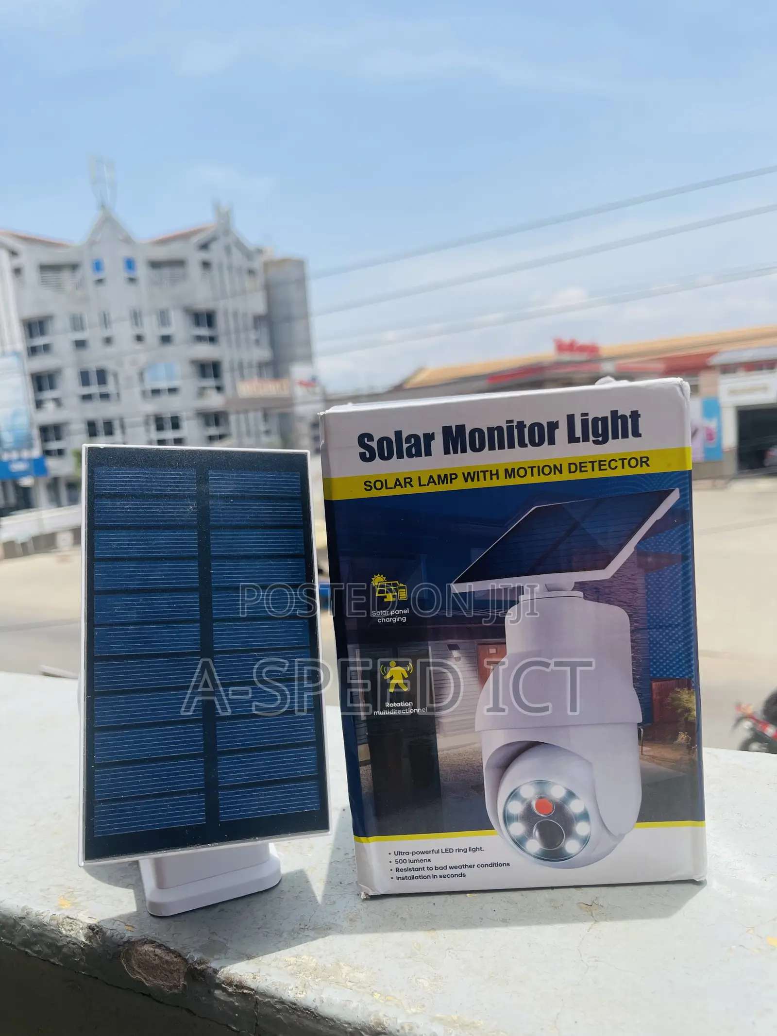 Solar Powered Motion Sensor Light