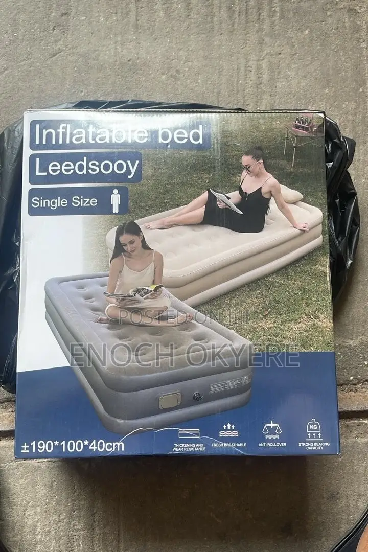 Single Size Inflatable Bed With In Built Pump
