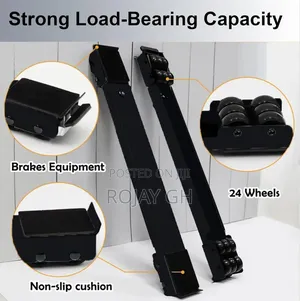 Appliance Rollers for Washing Machines, Fridges Furniture Dolly -Black