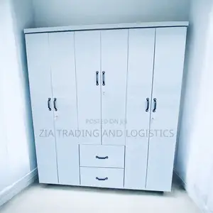 Stylish Brand New 6-Door Wardrobe With Drawers Locks