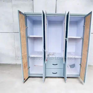 Stylish Brand New 6-Door Wardrobe With Drawers Locks