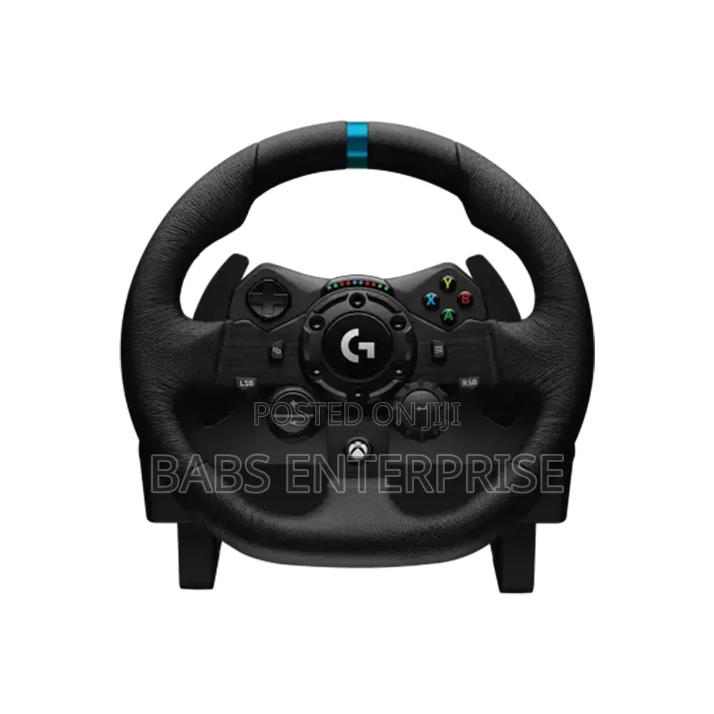Logitech G923 Racing Wheel and Pedals – Black