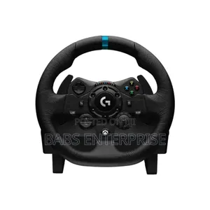 Logitech G923 Racing Wheel and Pedals – Black