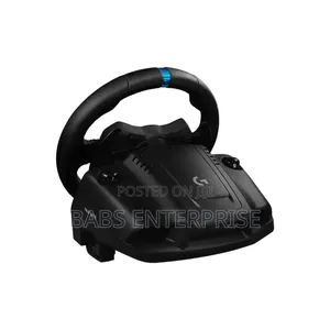 Logitech G923 Racing Wheel and Pedals – Black