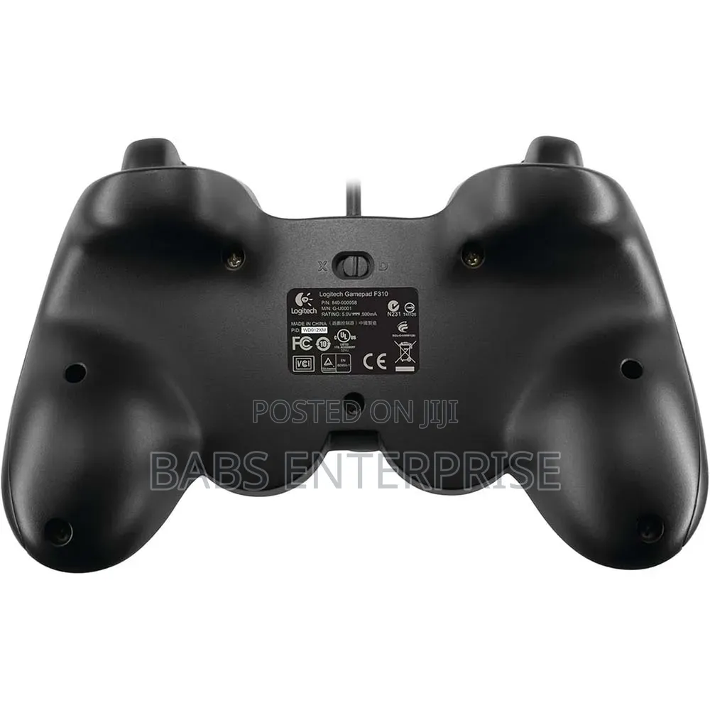 Logitech G F310 Wired Gamepad Controller Console – Black
