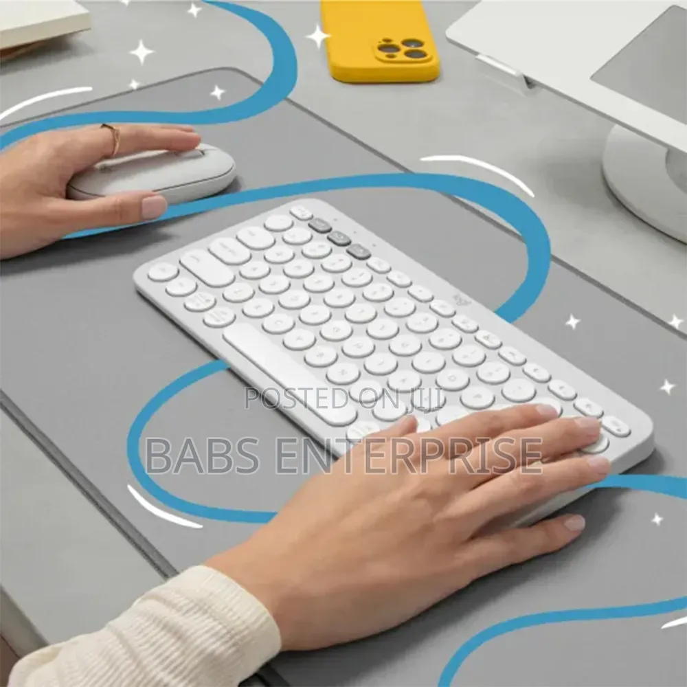 Logitech Pebble 2 Combo Wireless Keyboard and Mouse – White