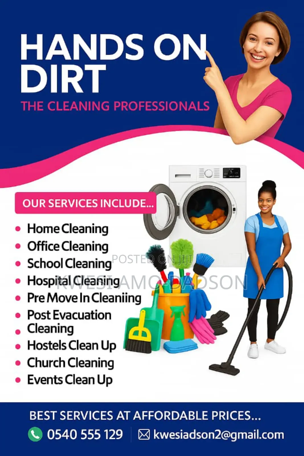 Hands On Dirt Cleaning Services