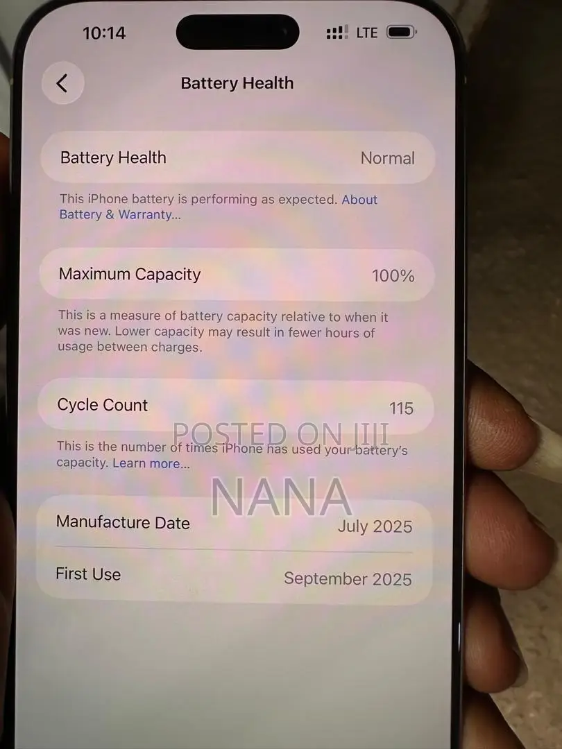 New Apple iPhone 16 Pro Max 256 GB Silver