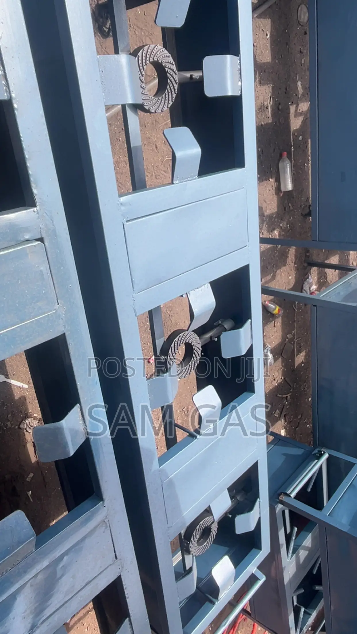 Big Galvanized Commercial Stove ( 3 Burner )