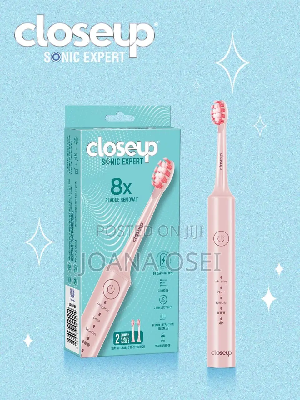 Close Up Electric Toothbrush