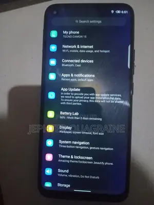 Tecno Camon 15 64 GB Black