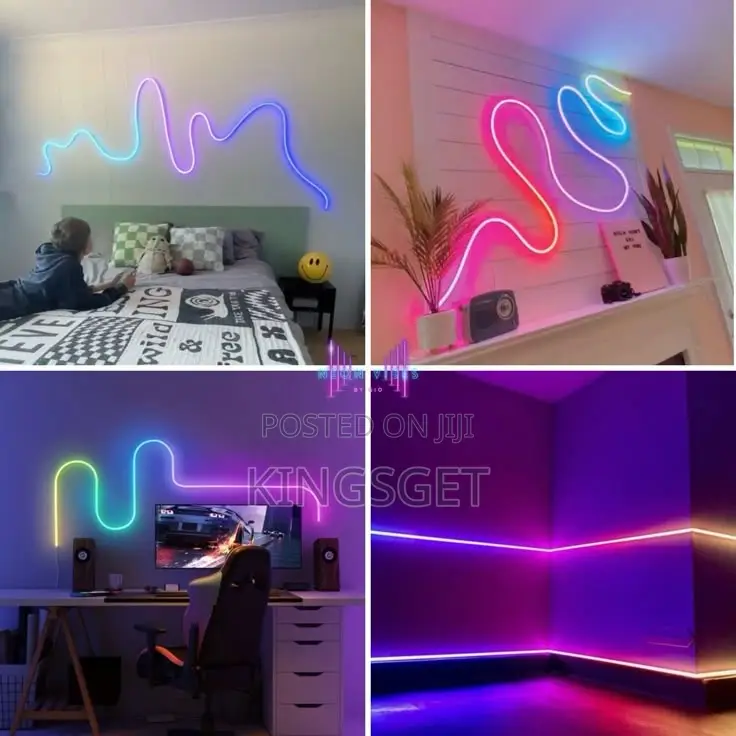 RGB 5 Meters Neon Light With Remote Control