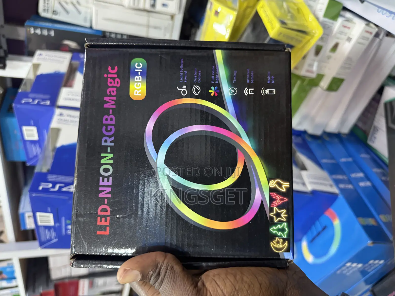 RGB 5 Meters Neon Light With Remote Control