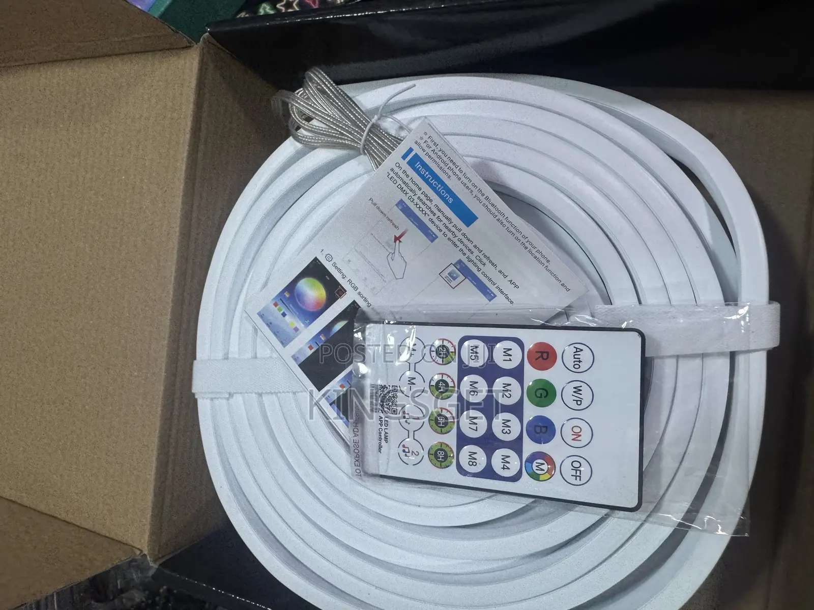 RGB 10 Meters Neon Light With Remote Control