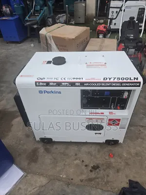 5 Kva Diesel Perkins White Airlcool Generator