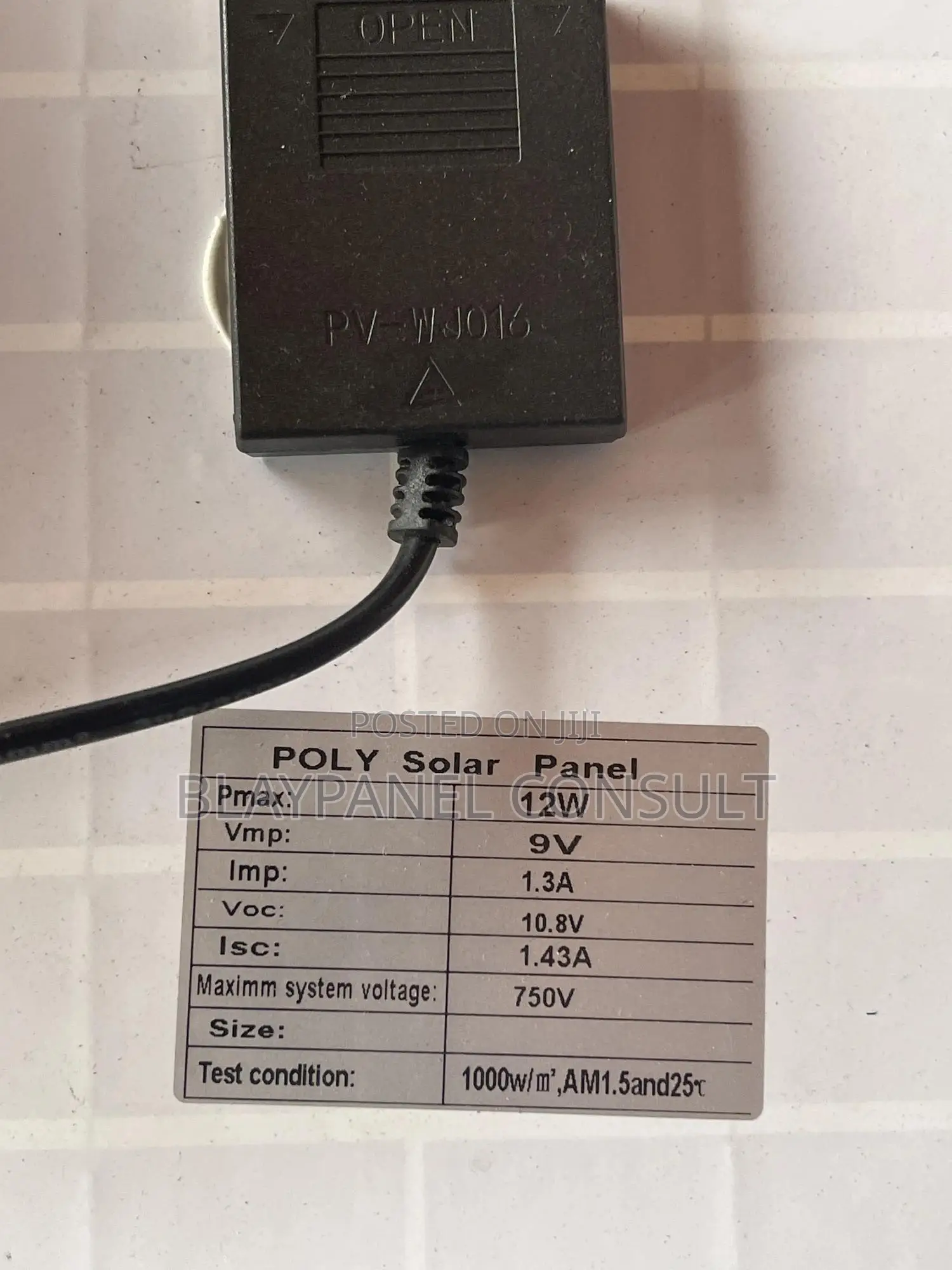 Original Solar Standing Fan