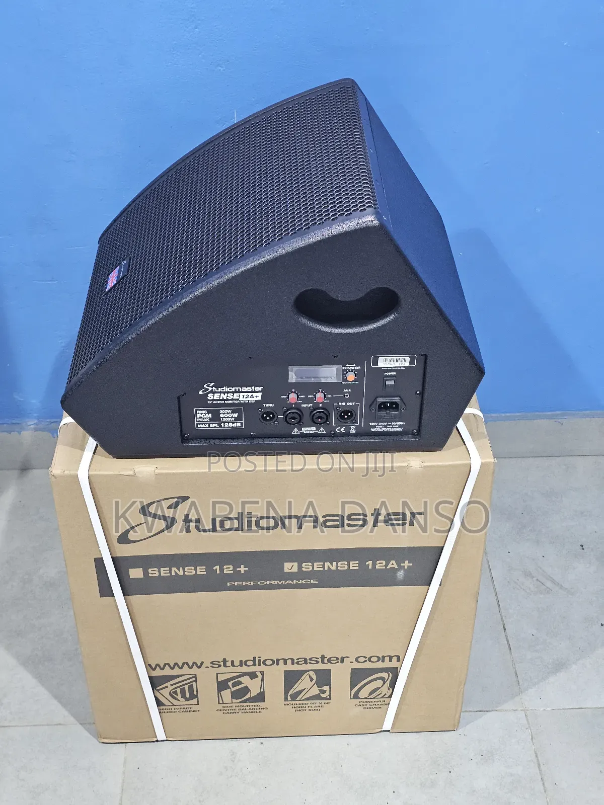 Studiomaster Sense 12a+ 12" 1200 Watts Active Monitor