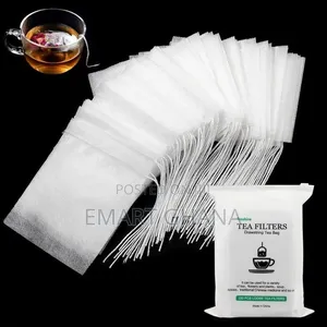 100pcs Disposable Tea Bags - White
