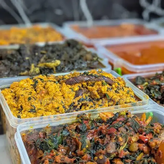 Tasty and Freshly Made Nigerian Soups in Buckets - Order Today!