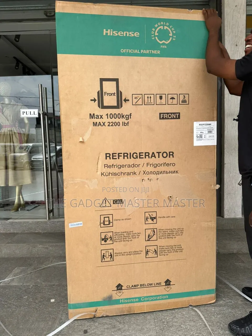 Hisense Rs3p725nmi 670litres Side by Side Refrigerator