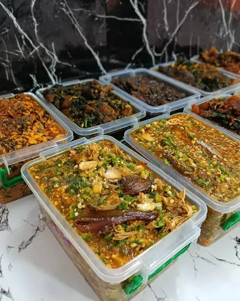 Tasty and Freshly Made Nigerian Soups in Buckets - Order Today!