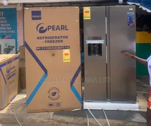 Modern Design Pearl 513 Litre Side By Side Fridge With Ice Dispenser