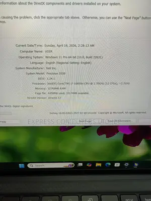 Laptop Dell Precision 5550 32GB Intel Core i7 SSD 1T
