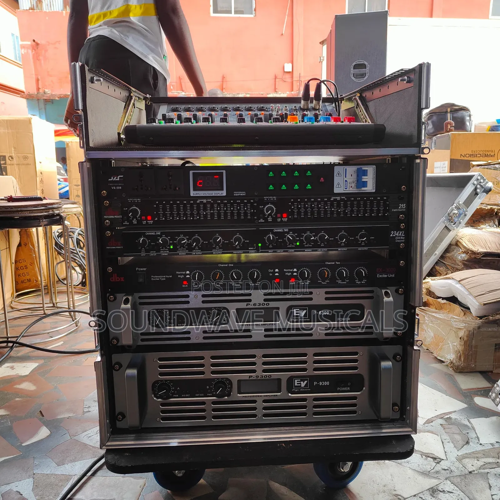 RCF Bass Speaker, Arrays and Amplifier Set