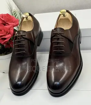 Executive J.M. Weston Leather Oxfords Shoe (Brown)