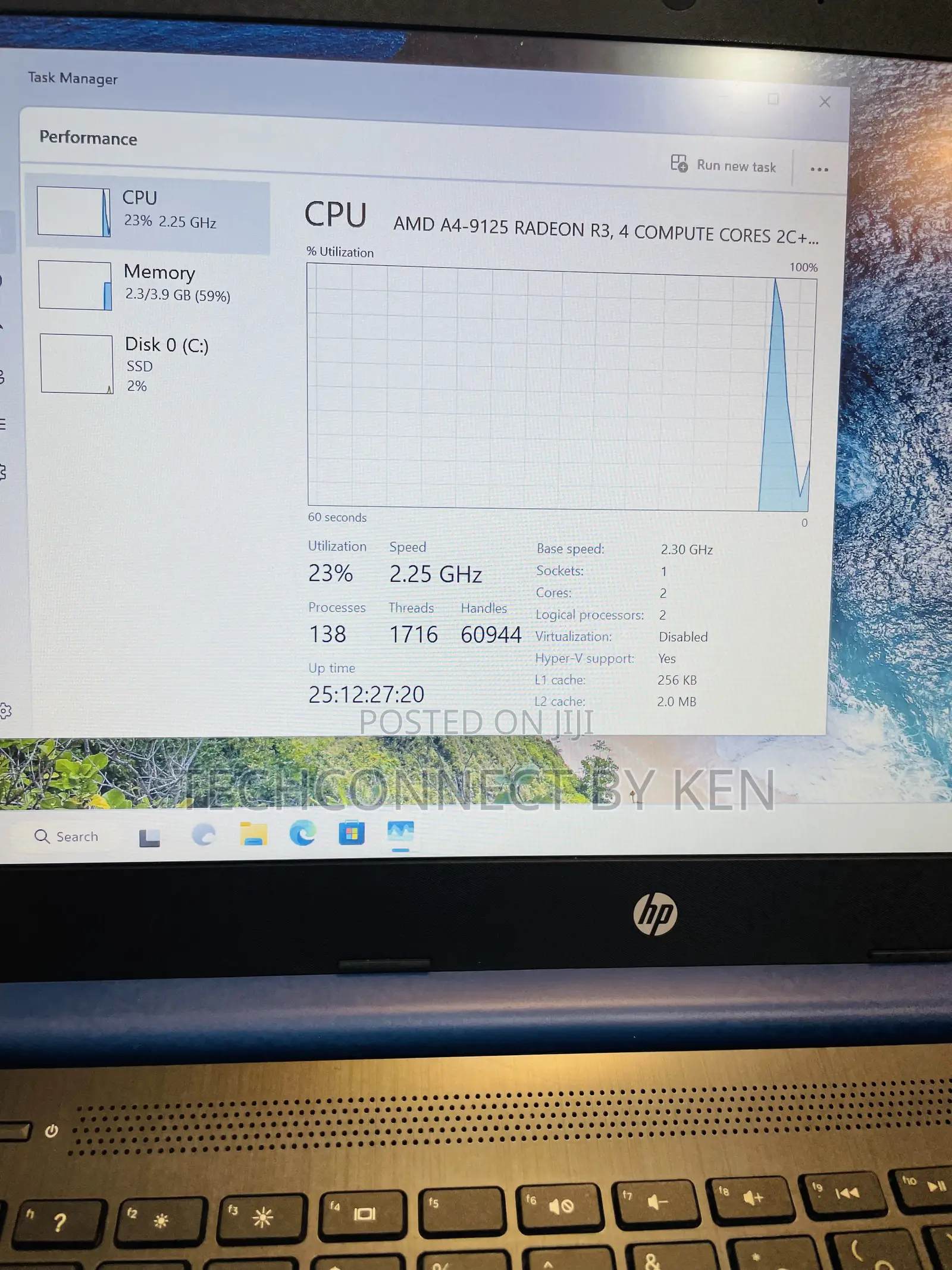 Laptop HP Stream 14 4GB Intel SSD 60GB